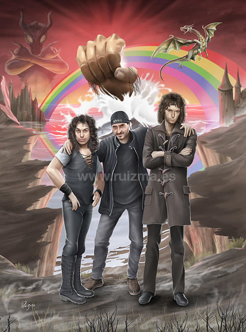Retrato con Dio y Blackmore